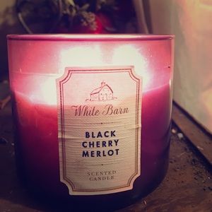 Bath and Body Works Black Cherry Merlot Candle!